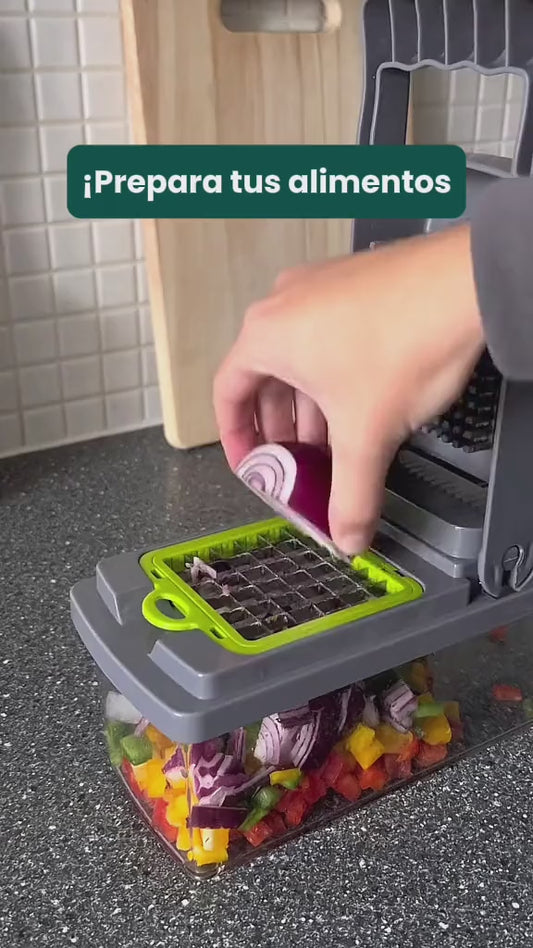 Combo Trituradora De Ajos + Picador14PCS